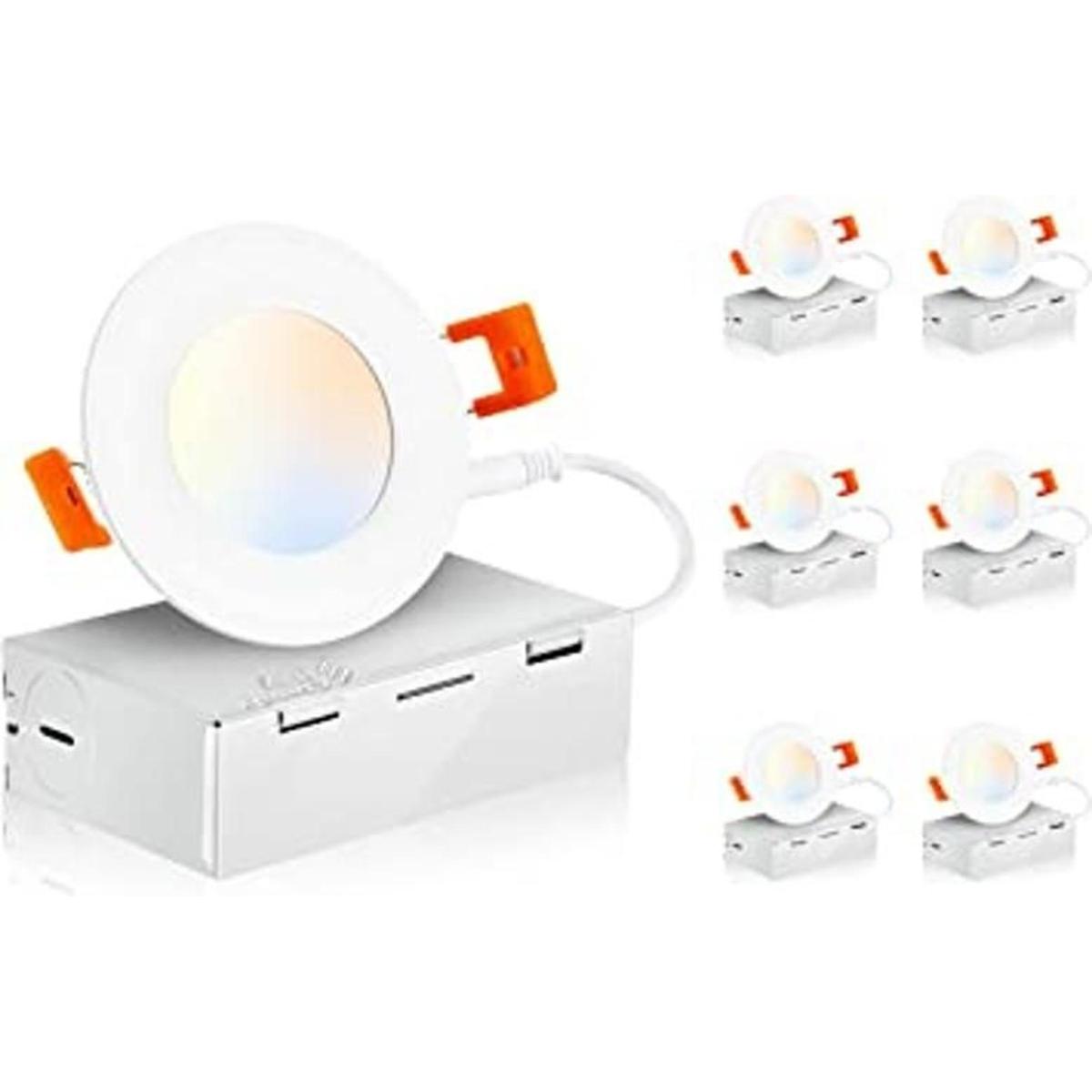 Cloudy Bay Luz empotrable LED ultrafina de 3 pulgadas de 5