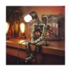 Lámparas retro industriales robot lámparas retro bronce_2