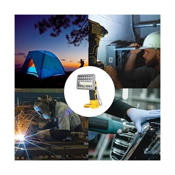 Hipoke Luz Dewalt de 18 W alimentada por baterías Dewalt_2