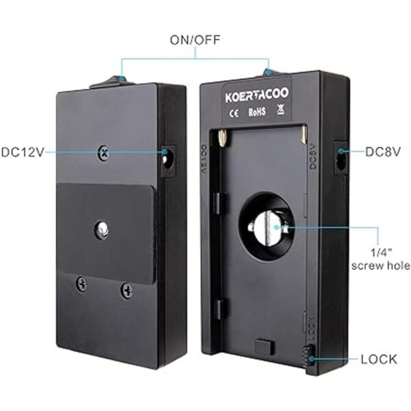 KOERTACOO Fuente de alimentación Adaptador de placa de_4