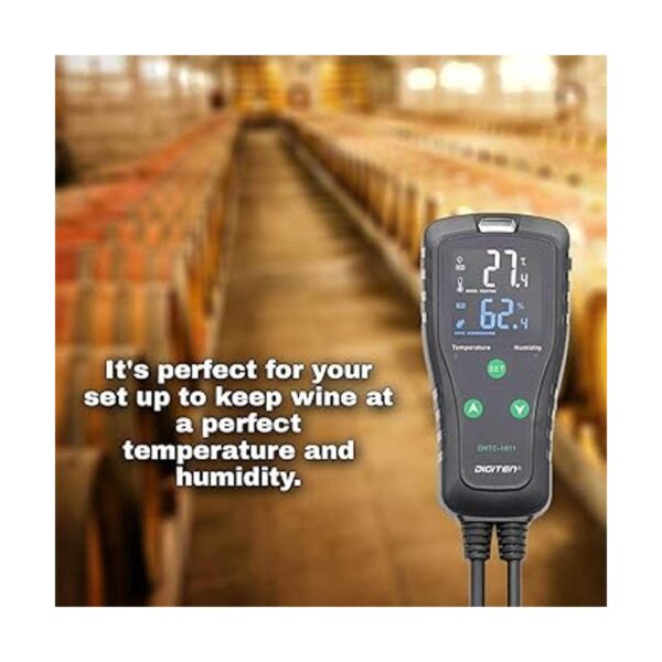 DIGITEN Controlador electrónico de humedad y temperatura