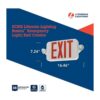 Lithonia Lighting RD M6 ECRG LED luz de emergenciasalida