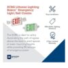 Lithonia Lighting RD M6 ECRG LED luz de emergenciasalida