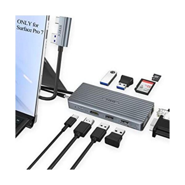 HYRTA Base USB C para Surface Pro 7 estación de_1