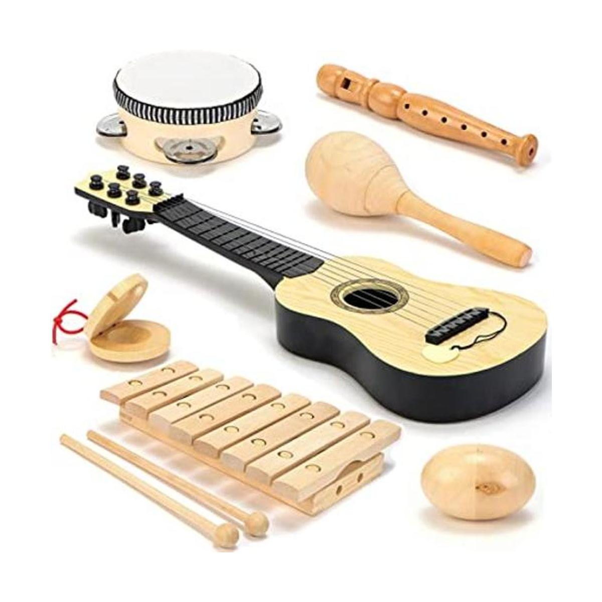 Instrumentos musicales de madera para niños clase de