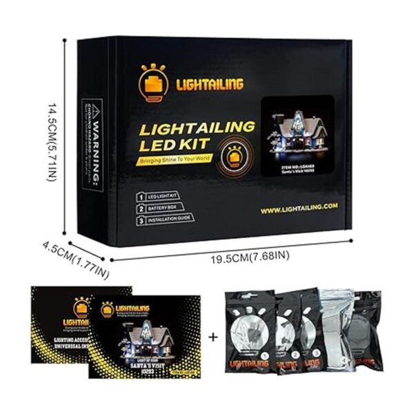 Lightailing Luz LED compatible con Lego 10293 Santas_6