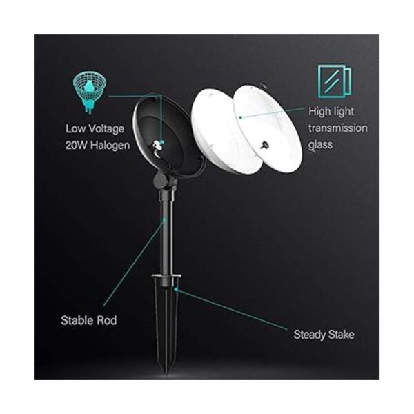 Malibu Paisaje Iluminación de bajo voltaje 20 W metal