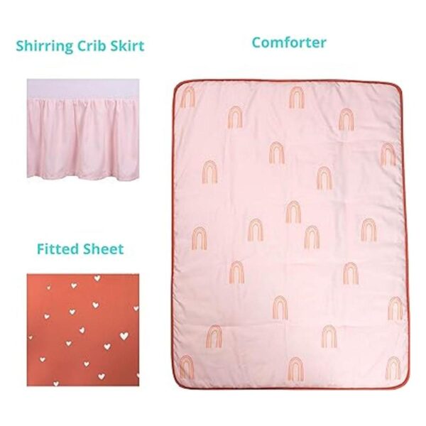 La Premura Juego de ropa de cama de cuna de bebé bohemio