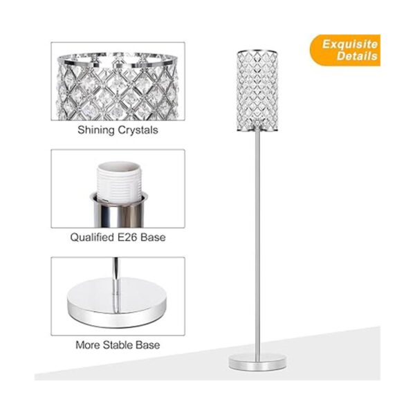 Lámpara de pie de cristal lámpara de pie moderna con_4