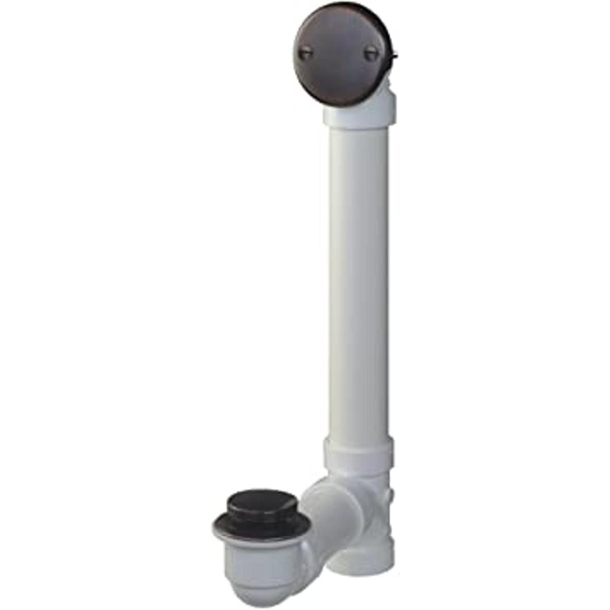 Keeney K630PVCVB Kit de drenaje de bañera con bloqueo de
