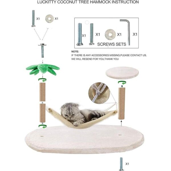 LUCKITTY Postes rascadores pequeños para gatos y gatitos_2