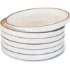 Mora Juego de platos planos de cerámica de 6 8