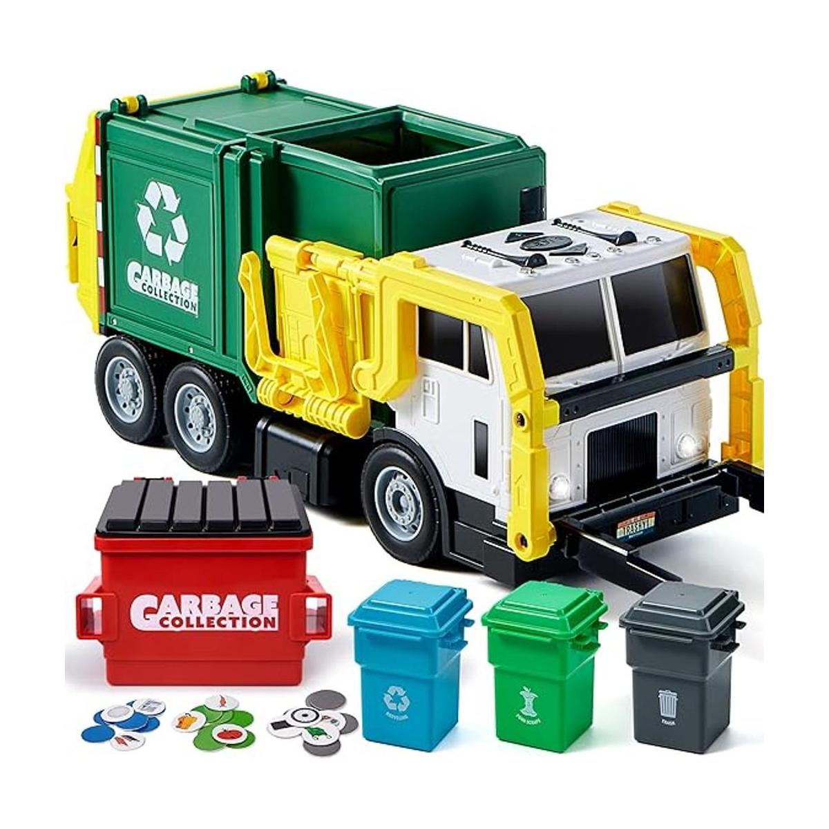 JOYIN Juguete grande de camión de basura de 16 pulgadas