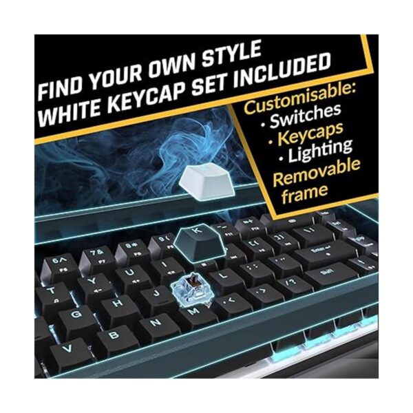 KLIM Teclado mecánico inalámbrico Shift 60 nuevo 2022_3