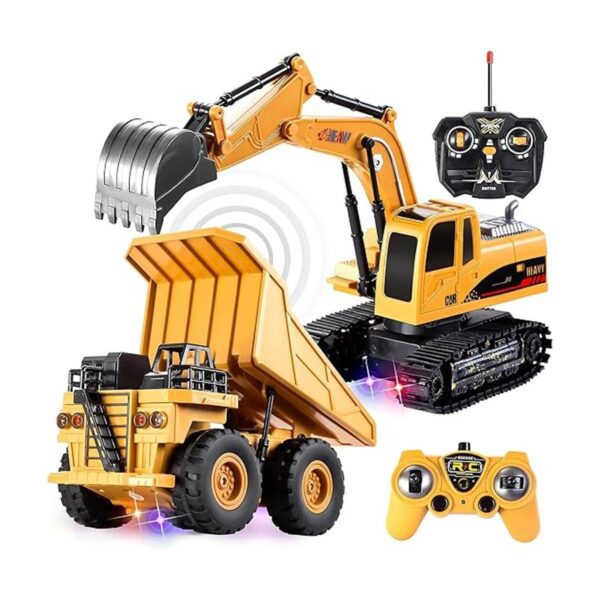 JOYIN Juego de 2 juguetes para vehículos de construcción_1