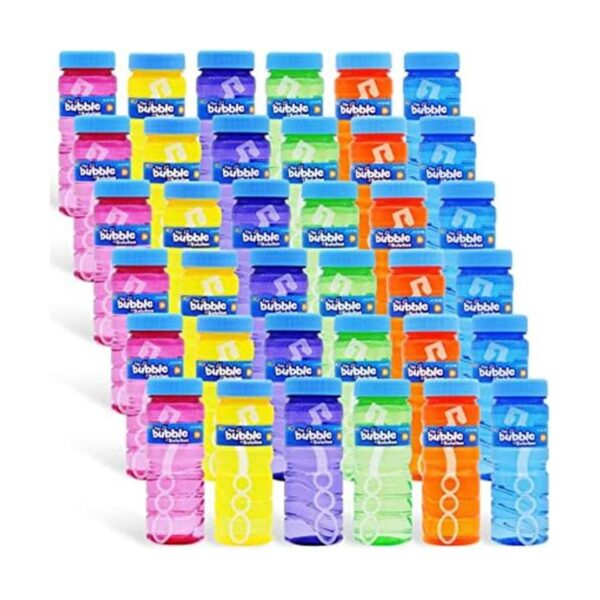 JOYIN 36 botellas de burbujas con surtido de varitas para_1