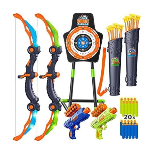 GMAOPHY Paquete de 2 lazos y flechas para niños de 5 6_1