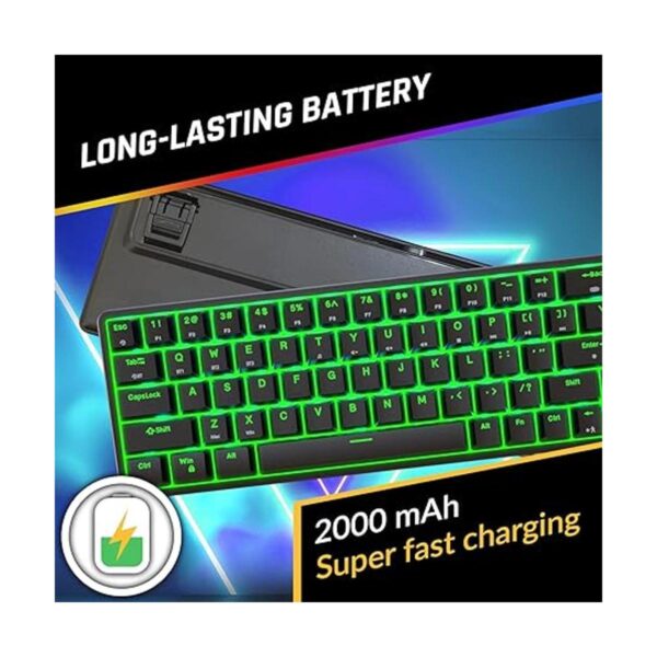 KLIM Teclado mecánico inalámbrico Shift 60 nuevo 2022_5