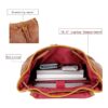 Mochila de cuero para portátil de 15.6 pulgadas mochila
