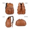 Mochila de cuero para portátil de 15.6 pulgadas mochila