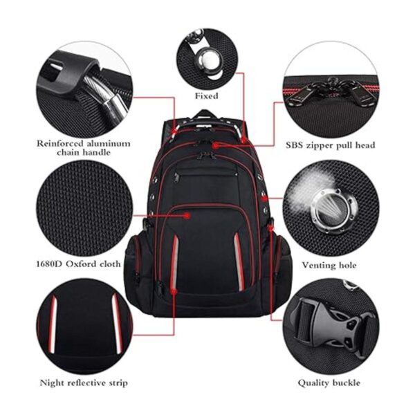 Mochila extra grande para computadora portátil de