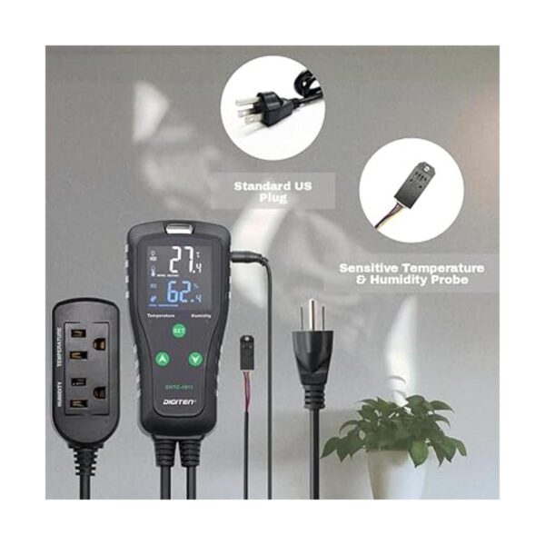 DIGITEN DHTC1011 Controlador de temperatura y humedad