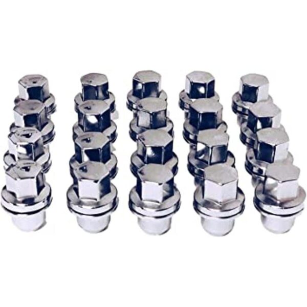 Juego de 20 tuercas Eisen Chrome OEM estilo fábrica_1