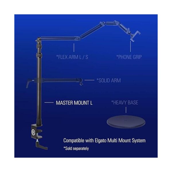 Elgato Master Mount L Abrazadera de escritorio prémium_2