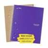 Five Star cuadernos de espiral 5 tema de ancho con_4
