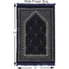 Modefa Alfombra de terciopelo para oración percha para