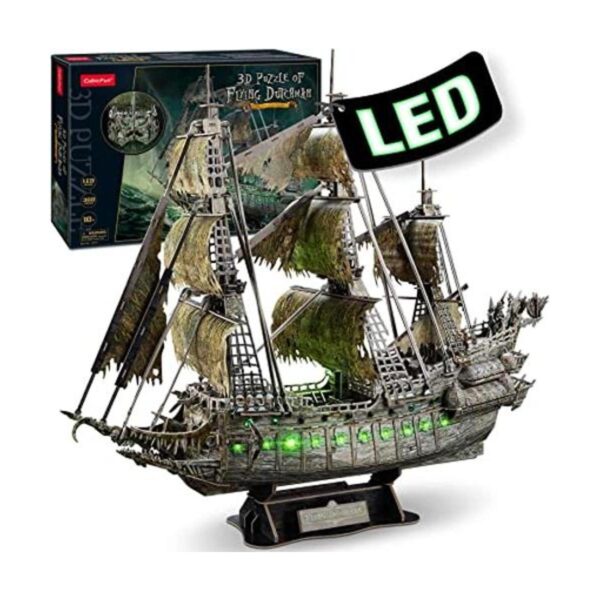 CubicFun 3D Puzzles para adultos LED verde volador_1