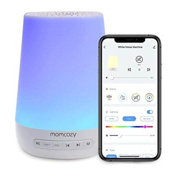 Momcozy Máquina de sonidos y ruido blanco con luz de_1