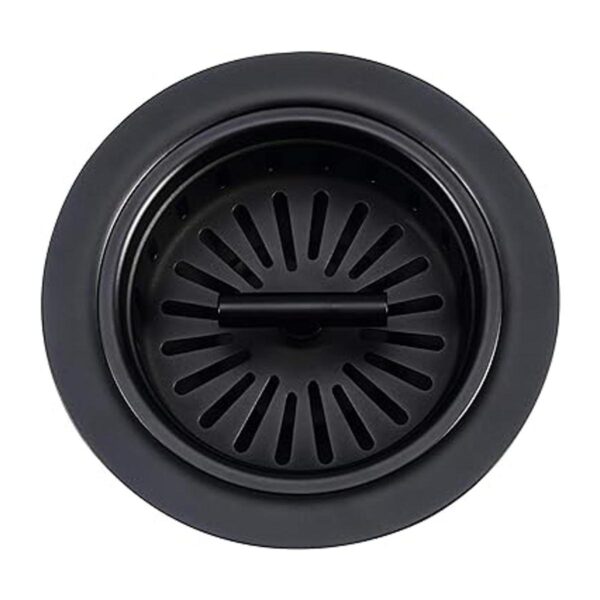 KONE Colador para fregadero de cocina color negro mate