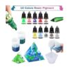 Kit de moldes de resina para principiantes 125 piezas