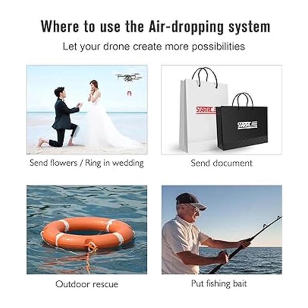 FLYDrone 2in1 Mavic 2 Landing Gear with Airdrop System_4