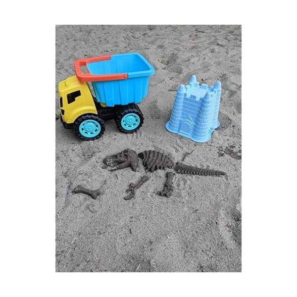 Dazmers Juego de juguetes de arena para playa con camión_6