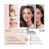 Espejo de maquillaje con luces 3 modos de iluminación de_5