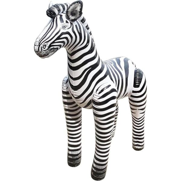 Jet Creations Animales de safari inflable de cebra de 60_1