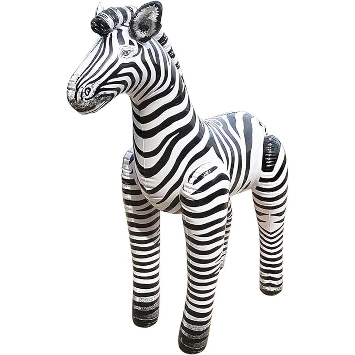 Jet Creations Animales de safari inflable de cebra de 60