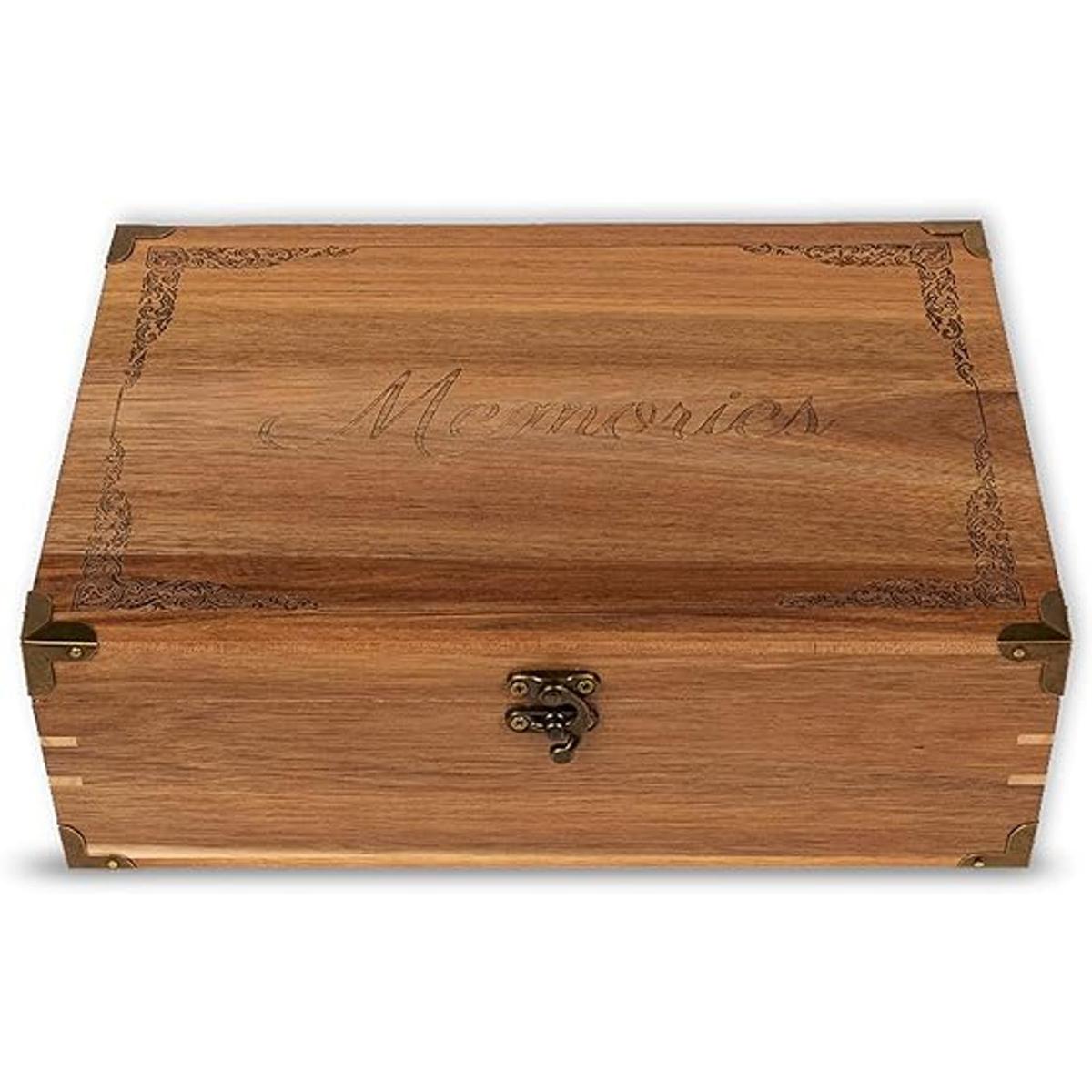 Lignotie Caja de recuerdo de memoria caja de madera