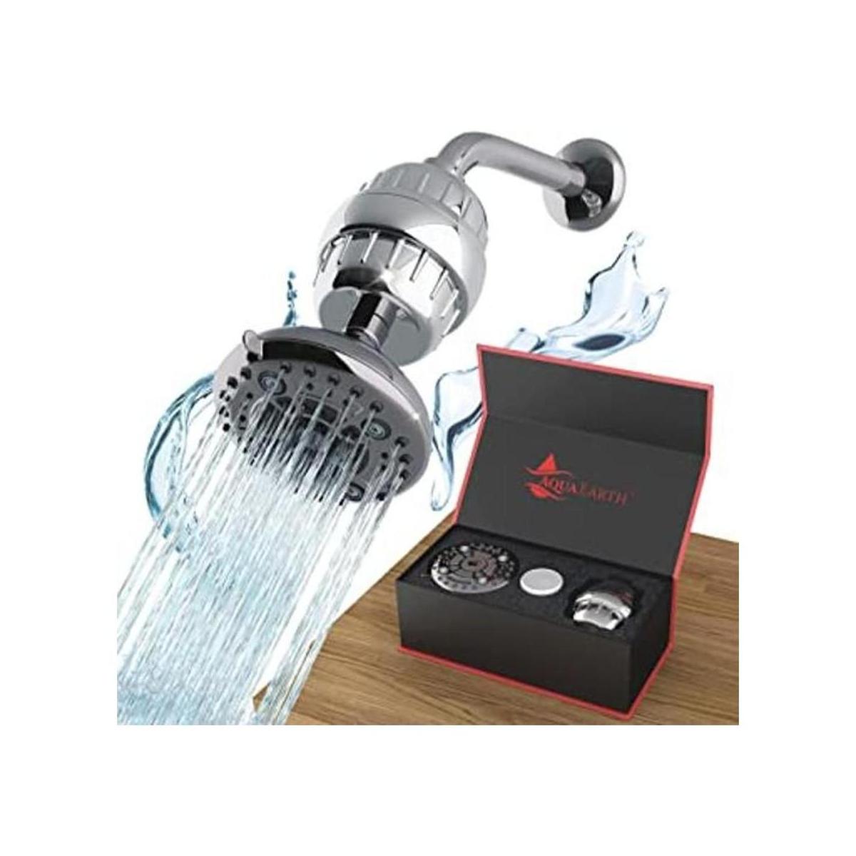 Aqua Earth Filtro de ducha filtrado de lujo para regadera