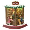 Moments In Time Christmas Village Decor Santa Toy Shop con_2