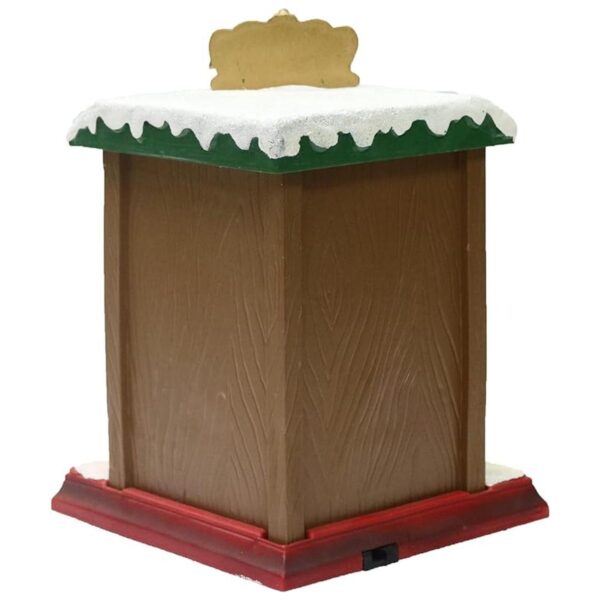 Moments In Time Christmas Village Decor Santa Toy Shop con_5