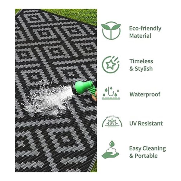GENIMO Alfombra de exterior para espacio libre de patio