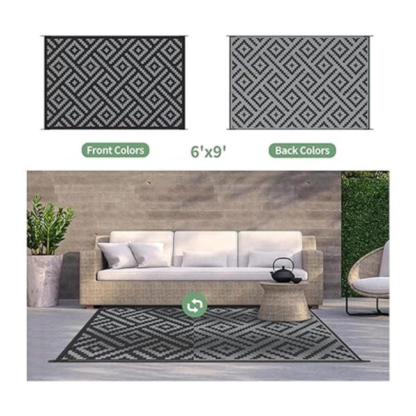 GENIMO Alfombra de exterior para espacio libre de patio