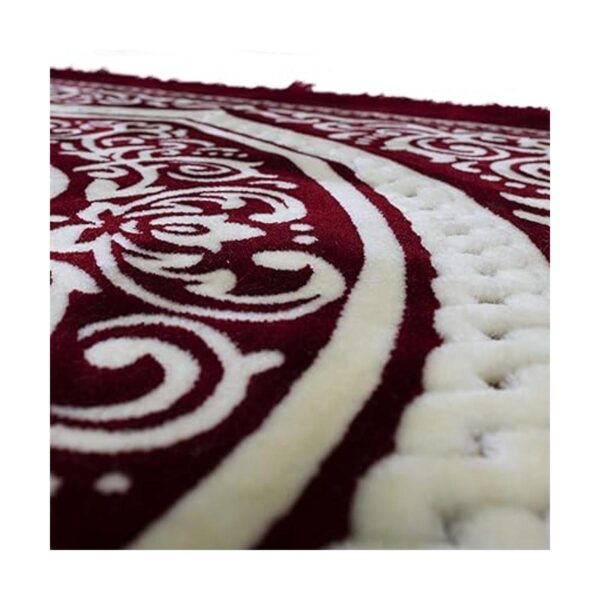 Modefa Alfombra de oración de terciopelo islámico turco_5