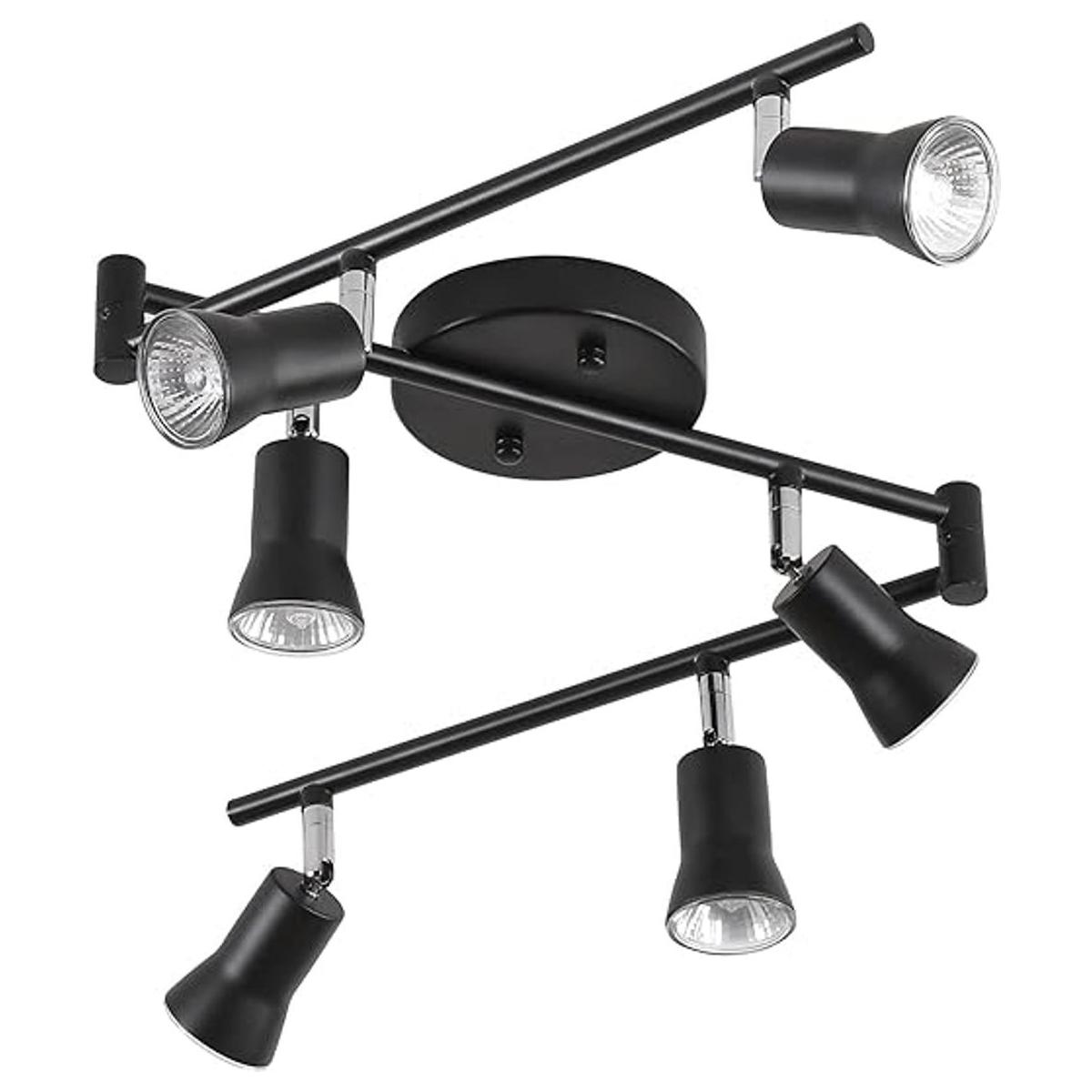 Kit de iluminación de pista de 6 luces luz de techo con
