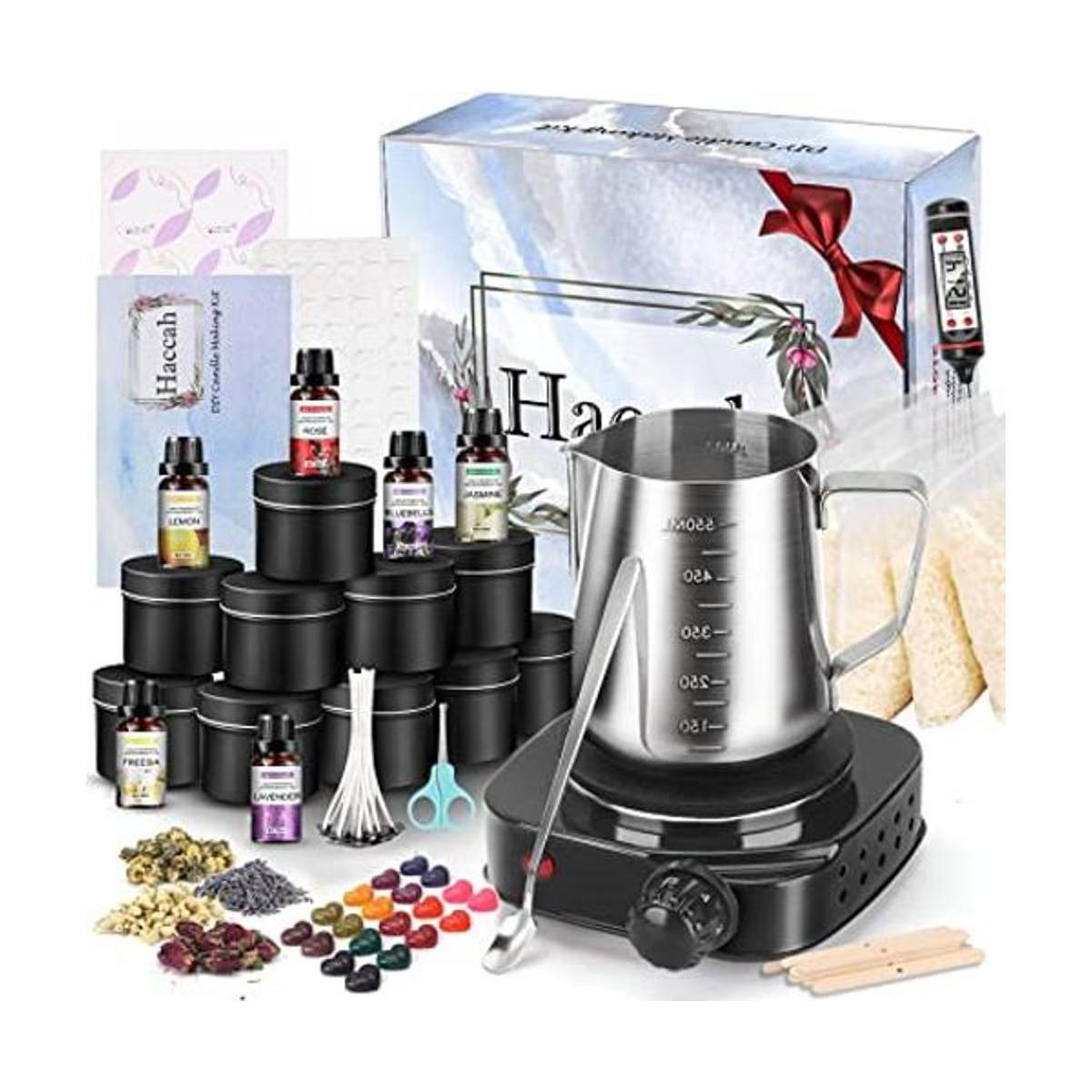 Kit completo de fabricación de velas con derretidor de