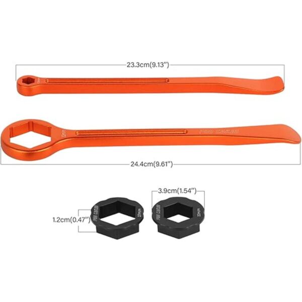 PRO CAKEN Juego de neumáticos universal de 9.8 pulgadas