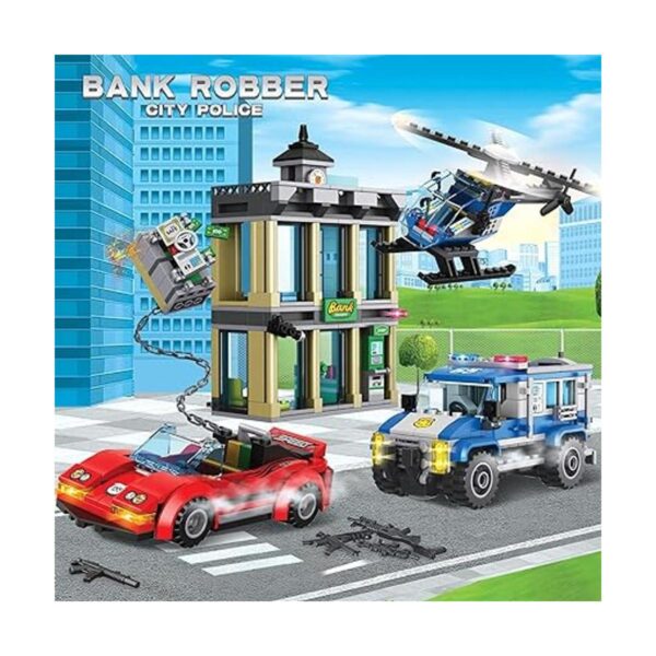 City Police Catch Thief Juego de construcción con coche_5